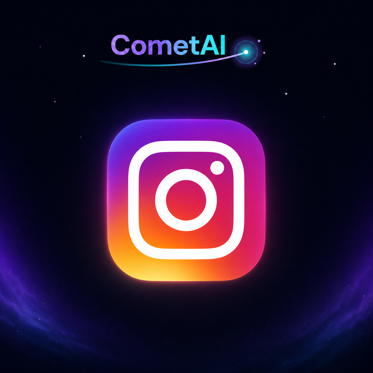 CometAI Instagram artwork